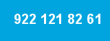 922 121 82 61 922 121 82 61